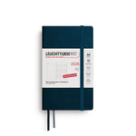 Leuchtturm1917 2026 Weekly Planner and Notebook, Pocket A6 Softcover, Ruled