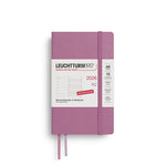 Leuchtturm1917 2026 Weekly Planner and Notebook, Pocket A6 Softcover, Ruled