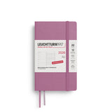 Leuchtturm1917 2026 Weekly Planner and Notebook, Pocket A6 Softcover, Ruled