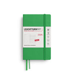 Leuchtturm1917 2026 Weekly Planner and Notebook, Pocket A6 Hardcover, Ruled
