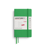 Leuchtturm1917 2026 Weekly Planner and Notebook, Pocket A6 Hardcover, Ruled