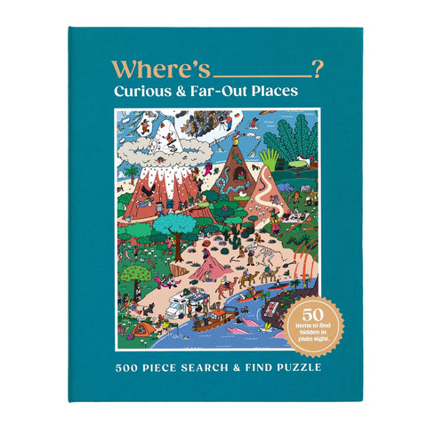 Where's ________? Curious and Far Out Places 500 Piece Search and Find Puzzle