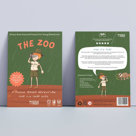 The Zoo, An Escape Room in an Envelope
