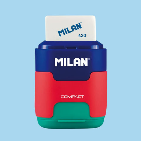 Milan Compact Sharpener & Eraser