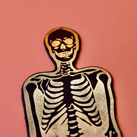 Ark Leather Bookmark, Skeleton