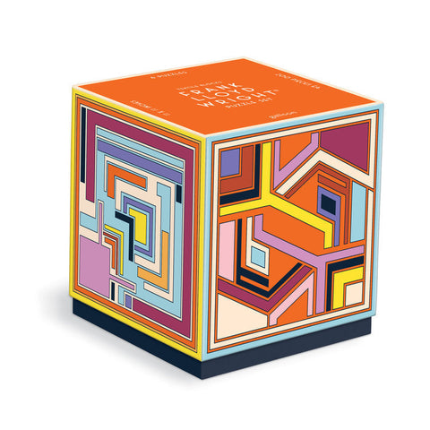 Frank Lloyd Wright Textile Blocks Set of 4 Jigsaw Puzzles