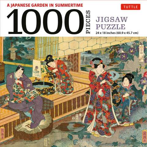 Japanese Garden in Summertime, 1000 Piece Jigsaw Puzzle