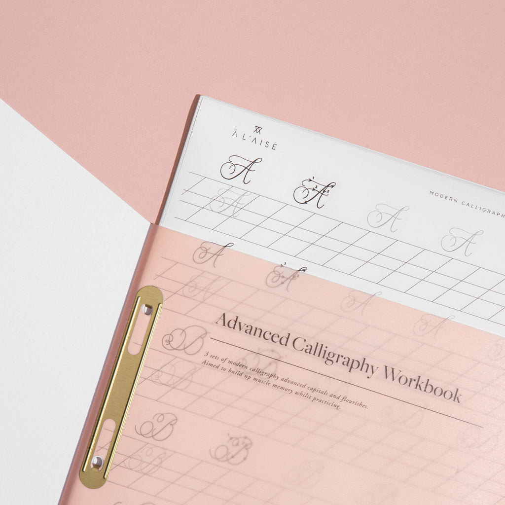 À L'aise Advanced Calligraphy Workbook – Bartrums & Co Ltd