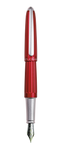 Diplomat Aero Fountain Pen, Red