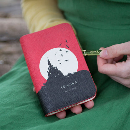 Dracula Book Zip Around Purse