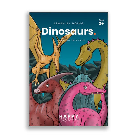 Happy Little Doers Dinosaur Flashcards
