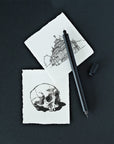 Tom's Studio Lumos Refillable Fineliner & Brush Pen, Black
