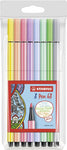 Stabilo Pen 68 Pasel Fibre Tip Pack
