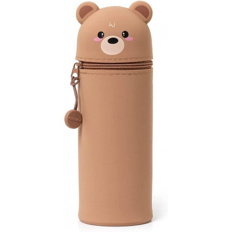 Bear, Soft Silicone Pencil Case