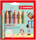 Stabilo Woody Pencil Crayons
