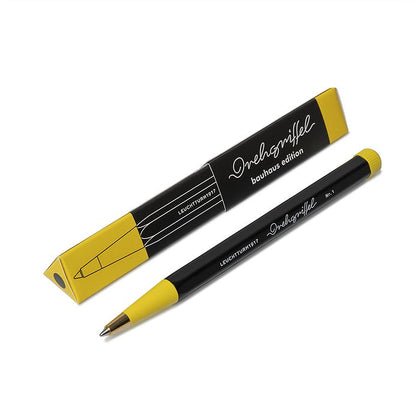 Leuchtturm Drehgriffel Nr. 1 Bauhaus Edition Ballpoint Black/Yellow