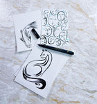 Uni-ball PIN Fineliner Drawing Pen, Calligraphy Set, 8pc